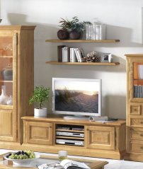 TV skříňka 2 dvířka, 3 niky