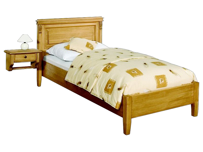 Postel 90x200 nízké čelo u nohou
